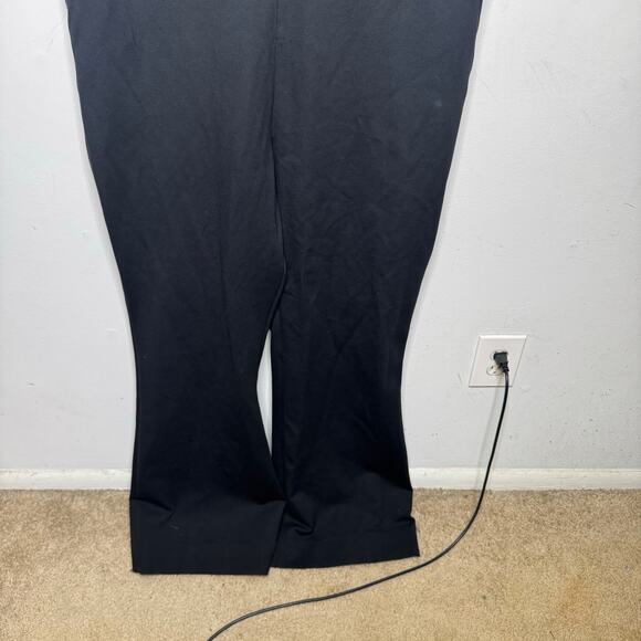 Spanx Ponte Perfect Sleeveless Jumpsuit Black 2X Tall Wide Leg Workwear Office - Picture 13 of 15
